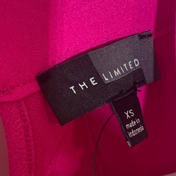 The Limited Fuchsia Pink Criss Cross Top - Picture 3 of 5
